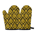 Ethnic Thai Pattern Print Oven Mitts