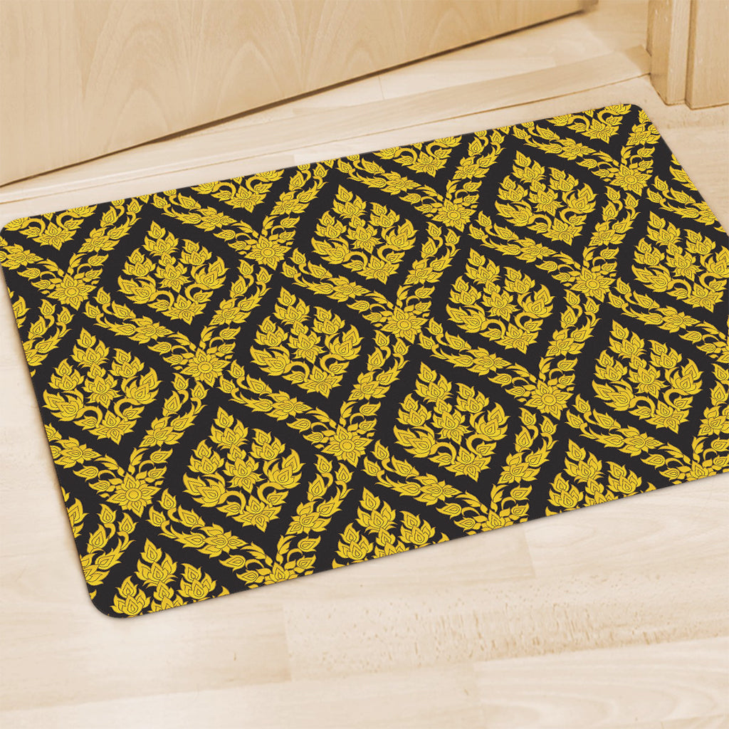 Ethnic Thai Pattern Print Polyester Doormat