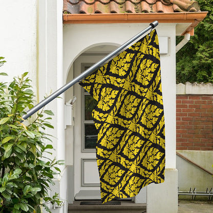 Ethnic Thai Pattern Print Polyester Flag