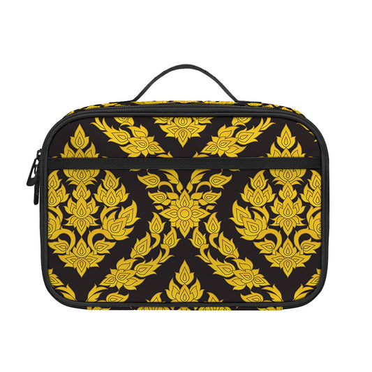 Ethnic Thai Pattern Print Portable Lunch Bag