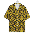 Ethnic Thai Pattern Print Rayon Hawaiian Shirt