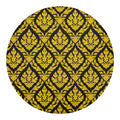 Ethnic Thai Pattern Print Round Blanket