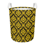 Ethnic Thai Pattern Print Round Laundry Basket