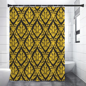 Ethnic Thai Pattern Print Shower Curtain