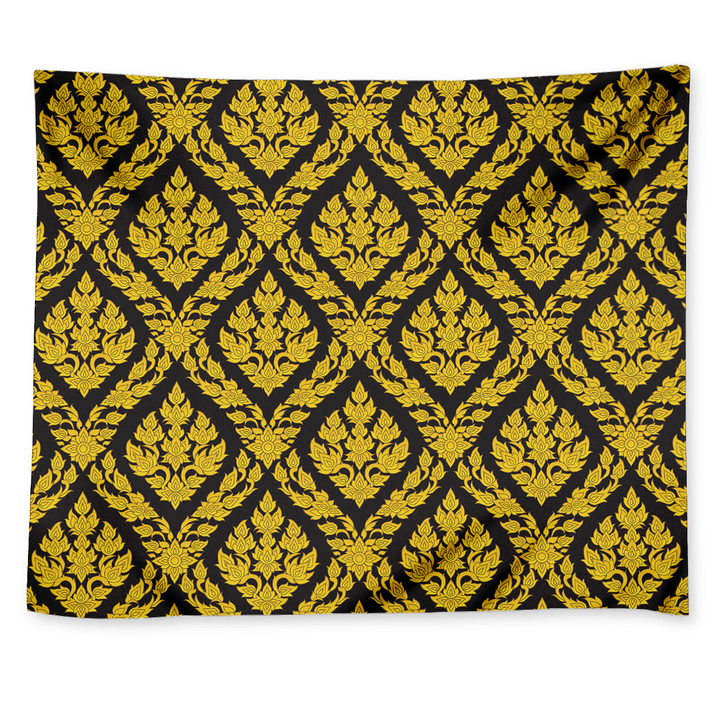Ethnic Thai Pattern Print Tapestry
