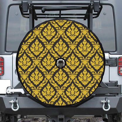 Ethnic Thai Pattern Print Tire Cover With Camera Hole
