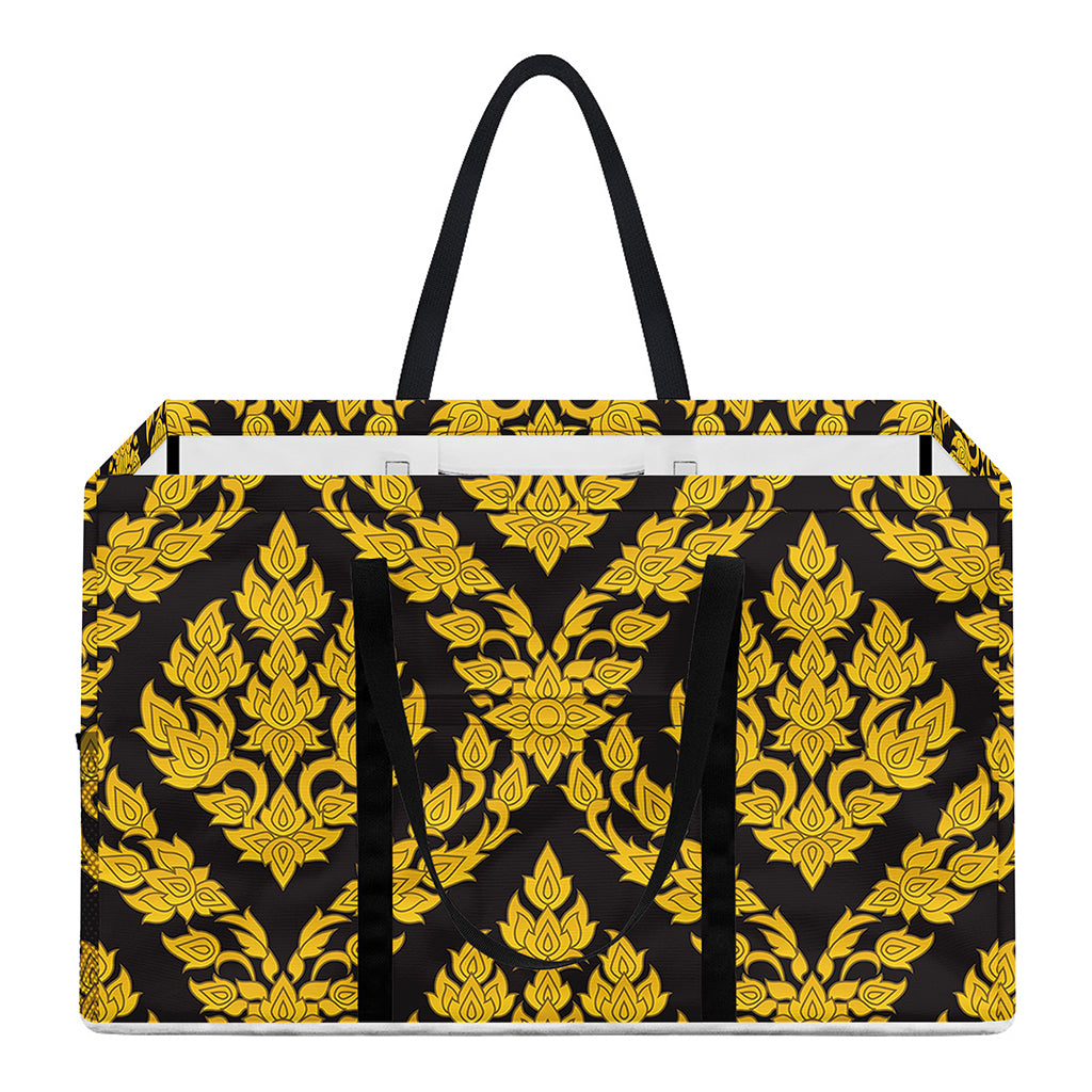 Ethnic Thai Pattern Print Utility Tote Bag