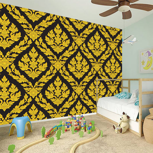 Ethnic Thai Pattern Print Wall Sticker