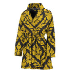 Ethnic Thai Pattern Print Women's Bathrobe