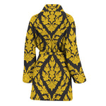 Ethnic Thai Pattern Print Women's Bathrobe