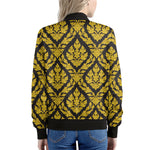Ethnic Thai Pattern Print Women's Bomber Jacket