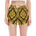 Ethnic Thai Pattern Print Women's Split Running Shorts