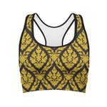 Ethnic Thai Pattern Print Women's Sports Bra