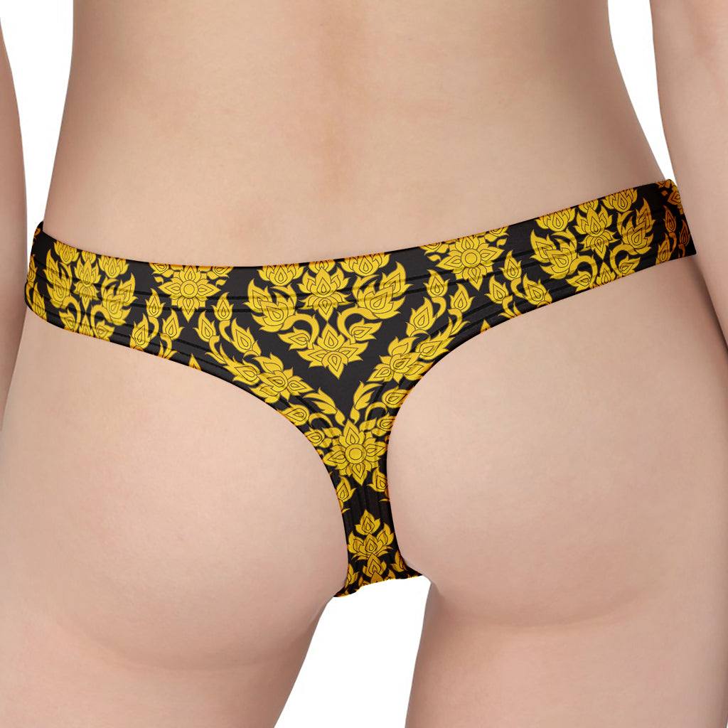 Ethnic Thai Pattern Print Women's Thong