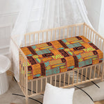 Ethnic Tiki Pattern Print Baby Crib Sheet