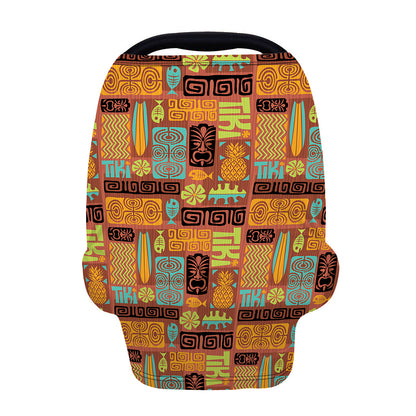 Ethnic Tiki Pattern Print Baby Seat Cover