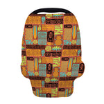 Ethnic Tiki Pattern Print Baby Seat Cover