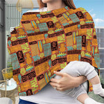 Ethnic Tiki Pattern Print Baby Seat Cover
