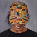 Ethnic Tiki Pattern Print Baseball Cap