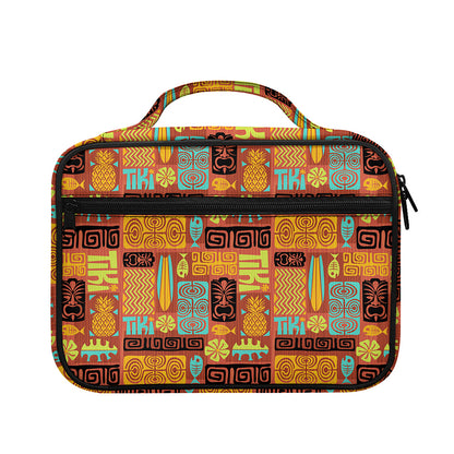 Ethnic Tiki Pattern Print Briefcase Bible Bag