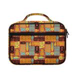 Ethnic Tiki Pattern Print Briefcase Bible Bag
