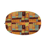 Ethnic Tiki Pattern Print Car Side Mirror Covers