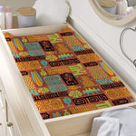 Ethnic Tiki Pattern Print Changing Pad Cover