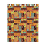 Ethnic Tiki Pattern Print Curtain
