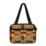Ethnic Tiki Pattern Print Double Strap Bible Bag