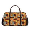 Ethnic Tiki Pattern Print Duffel Bag