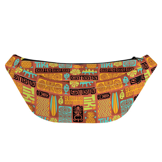Ethnic Tiki Pattern Print Fanny Pack