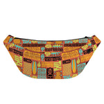 Ethnic Tiki Pattern Print Fanny Pack