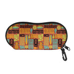 Ethnic Tiki Pattern Print Glasses Case