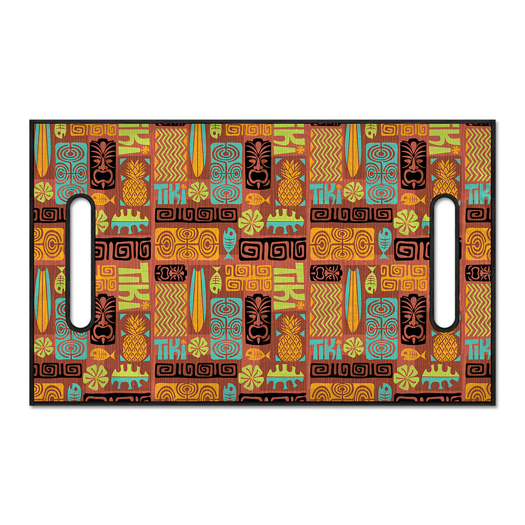 Ethnic Tiki Pattern Print Golf Cart Seat Cover
