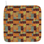 Ethnic Tiki Pattern Print Hand Towel