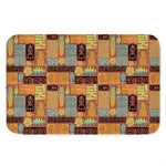 Ethnic Tiki Pattern Print Indoor Door Mat