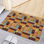 Ethnic Tiki Pattern Print Indoor Door Mat