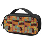 Ethnic Tiki Pattern Print Insulin Cooler Travel Case