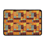Ethnic Tiki Pattern Print Kitchen Mat
