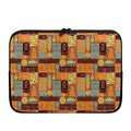 Ethnic Tiki Pattern Print Laptop Sleeve