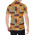 Ethnic Tiki Pattern Print Men's Shirt