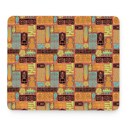 Ethnic Tiki Pattern Print Mouse Pad