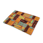 Ethnic Tiki Pattern Print Pet Cooling Mat Cover
