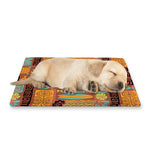 Ethnic Tiki Pattern Print Pet Cooling Mat Cover