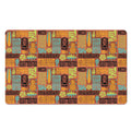 Ethnic Tiki Pattern Print Polyester Doormat