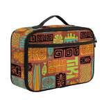 Ethnic Tiki Pattern Print Portable Lunch Bag