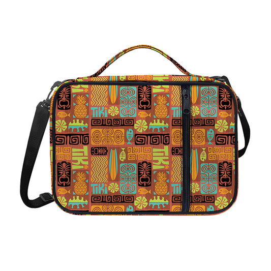 Ethnic Tiki Pattern Print Shoulder Strap Bible Bag