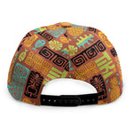 Ethnic Tiki Pattern Print Snapback Cap