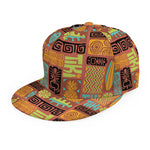 Ethnic Tiki Pattern Print Snapback Cap