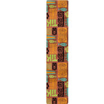 Ethnic Tiki Pattern Print Table Runner